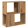 Estantería madera de ingeniería roble artisan 60x24x63 cm de , Librerías y estanterías - Ref: Foro24-856729, Precio: 44,59 €,...