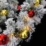 Christmas garland with green PVC balls and LED lights 20 m | Foro24|Onlineshop| Casa, Jardín y Más Foro24.es