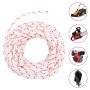 White and red nylon starter cord Ø4 mm 10 m by , Ropes and metal cords - Ref: Foro24-4100612, Price: 9,78 €, Discount: %