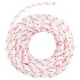 White and red nylon starter cord Ø4 mm 10 m by , Ropes and metal cords - Ref: Foro24-4100612, Price: 9,78 €, Discount: %