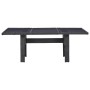 Mesa comedor jardín vidrio ratán sintético negro 200x100x74 cm de vidaXL, Mesas de jardín - Ref: Foro24-310145, Precio: 236,9...