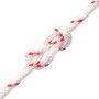 White and red nylon starter cord Ø4 mm 10 m by , Ropes and metal cords - Ref: Foro24-4100612, Price: 9,78 €, Discount: %