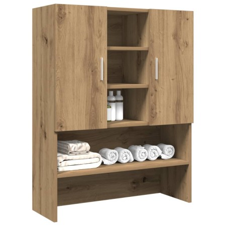 Waschmaschinenschrank Eiche Handwerker 70,5x25,5x90 cm von , Zubehör für Waschmaschinen und Trockner - Ref: Foro24-856638, Pr...