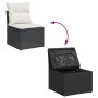 4-piece garden sofa set with black synthetic rattan cushions | Foro24|Onlineshop| Casa, Jardín y Más Foro24.es