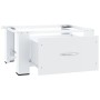 Pedestal support for washing machine with white drawer by , Accessories for washing machines and dryers - Ref: Foro24-4009868...