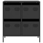 Kaltgewalzter schwarzer Stahlschrank 68x39x73,5 cm | Foro24|Onlineshop| Casa, Jardín y Más Foro24.es