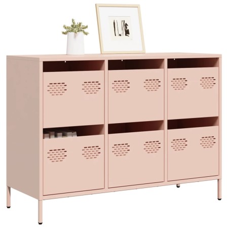 Aparador de acero laminado en frío rosa 101,5x39x73,5 cm | Foro24|Onlineshop| Casa, Jardín y Más Foro24.es