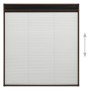 Plissee-Moskitonetz für braune Aluminiumfenster 130x100 cm von vidaXL, Moskitonetze für Fenster - Ref: Foro24-148657, Preis: ...