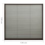 Plissee-Moskitonetz für braune Aluminiumfenster 130x100 cm von vidaXL, Moskitonetze für Fenster - Ref: Foro24-148657, Preis: ...