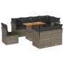 Garden sofa set with 9-piece synthetic rattan gray cushions | Foro24|Onlineshop| Casa, Jardín y Más Foro24.es