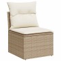 Gartensofa-Set mit 5-teiligen Kissen aus synthetischem Rattan in Beige. von , Gartensets - Ref: Foro24-3326984, Preis: 445,12...