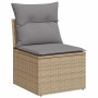 Gartensofagarnitur 7-teilig mit Kissen aus synthetischem Rattan in Beige. | Foro24|Onlineshop| Casa, Jardín y Más Foro24.es