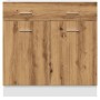 Armario inferior cajón madera roble artisan 80x46x81,5 cm de , Armarios de cocina - Ref: Foro24-856093, Precio: 101,68 €, Des...