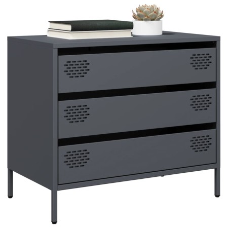 Cold-rolled steel sideboard in anthracite color, 68x39x58.5 cm by , Sideboards - Ref: Foro24-851294, Price: 165,95 €, Discoun...