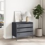 Cold-rolled steel sideboard in anthracite color, 68x39x58.5 cm by , Sideboards - Ref: Foro24-851294, Price: 165,95 €, Discoun...