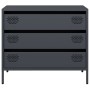 Cold-rolled steel sideboard in anthracite color, 68x39x58.5 cm by , Sideboards - Ref: Foro24-851294, Price: 165,95 €, Discoun...