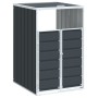 Anthracite steel garbage container shed 72x81x115 cm | Foro24|Onlineshop| Casa, Jardín y Más Foro24.es