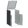 Anthracite steel garbage container shed 72x81x115 cm | Foro24|Onlineshop| Casa, Jardín y Más Foro24.es