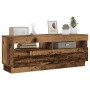 TV stand with LED lights, aged engineered wood, 100x35x40 cm | Foro24|Onlineshop| Casa, Jardín y Más Foro24.es