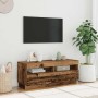 Mueble TV luces LED madera ingeniería envejecida 100x35x40 cm de , Muebles TV - Ref: Foro24-856355, Precio: 83,18 €, Descuent...