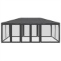 Party tent with 10 walls made of anthracite grey HDPE mesh, 6x4m. | Foro24|Onlineshop| Casa, Jardín y Más Foro24.es