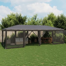 Carpa para fiestas 12 paredes de malla HDPE gris antracita 8x4m de , Tiendas de campaña - Ref: Foro24-4010074, Precio: 203,85...