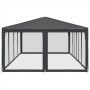 Party tent with 12 walls made of anthracite gray HDPE mesh, 8x4m. by , tents - Ref: Foro24-4010074, Price: 203,85 €, Discount: %