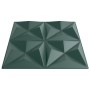 24 units of green origami XPS wall panels 50x50 cm 6 m² | Foro24|Onlineshop| Casa, Jardín y Más Foro24.es