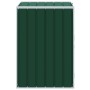 Cobertizo de contenedor de basura acero verde 72x81x115 cm de , Soportes para contenedores de residuos - Ref: Foro24-4006171,...