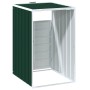 Green steel garbage container shed 72x81x115 cm by , Waste container supports - Ref: Foro24-4006171, Price: 100,43 €, Discoun...