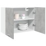 Armario colgante contrachapada gris hormigón 80x31x60 cm de , Armarios de cocina - Ref: Foro24-856109, Precio: 53,54 €, Descu...