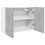 Armario colgante contrachapada gris hormigón 80x31x60 cm de , Armarios de cocina - Ref: Foro24-856109, Precio: 53,54 €, Descu...