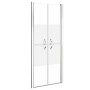 ESG shower door half frosted 101x190 cm by vidaXL, shower doors - Ref: Foro24-148791, Price: 186,92 €, Discount: %