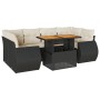 7-piece garden sofa set with black synthetic rattan cushions | Foro24|Onlineshop| Casa, Jardín y Más Foro24.es