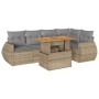 Garden sofa set with 6-piece synthetic rattan beige cushions | Foro24|Onlineshop| Casa, Jardín y Más Foro24.es