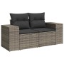 Gartenmöbel-Set 6-teilig mit grauen Polstern aus synthetischem Rattan von , Gartensets - Ref: Foro24-3327329, Preis: 553,33 €...