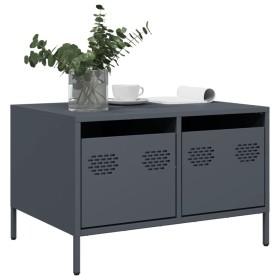 TV stand made of cold-rolled anthracite steel