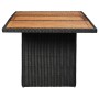 Mesa de comedor de jardín ratán sintético negro 200x100x74 cm de vidaXL, Mesas de jardín - Ref: Foro24-310144, Precio: 222,99...