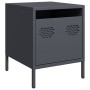 Bedside tables 2 units anthracite gray steel 35x39x43.5 cm | Foro24|Onlineshop| Casa, Jardín y Más Foro24.es