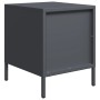 Bedside tables 2 units anthracite gray steel 35x39x43.5 cm | Foro24|Onlineshop| Casa, Jardín y Más Foro24.es