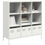 White steel sideboard 101.5x39x103.5 cm | Foro24|Onlineshop| Casa, Jardín y Más Foro24.es