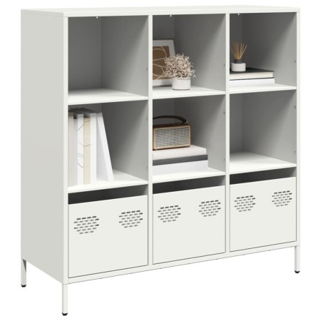 Weißer Stahlschrank 101,5x39x103,5 cm | Foro24|Onlineshop| Casa, Jardín y Más Foro24.es