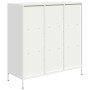 Aparador de acero blanco 101,5x39x103,5 cm de , Aparadores - Ref: Foro24-851393, Precio: 254,04 €, Descuento: %