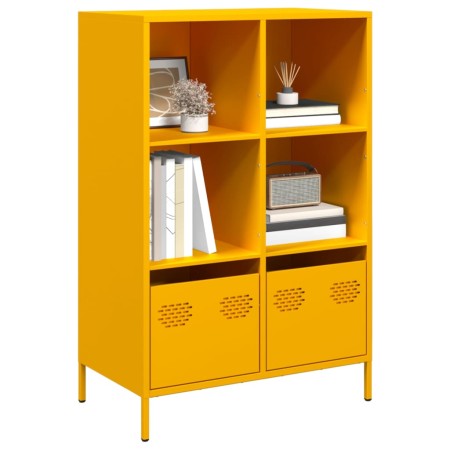 Gelber Senfschrank aus Stahl, 68x39x103,5 cm. | Foro24|Onlineshop| Casa, Jardín y Más Foro24.es