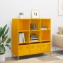 Mustard yellow steel sideboard 101.5x39x103.5 cm by , Sideboards - Ref: Foro24-851391, Price: 254,04 €, Discount: %