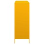 Aparador de acero amarillo mostaza 101,5x39x103,5 cm de , Aparadores - Ref: Foro24-851391, Precio: 254,04 €, Descuento: %