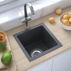 Handmade black stainless steel sink by vidaXL, Sinks - Ref: Foro24-51499, Price: 101,46 €, Discount: %