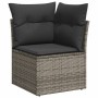 Garden sofa set with 5-piece synthetic rattan gray cushions | Foro24|Onlineshop| Casa, Jardín y Más Foro24.es