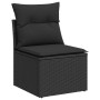 5-piece garden furniture set with black synthetic rattan cushions | Foro24|Onlineshop| Casa, Jardín y Más Foro24.es