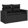 5-piece garden furniture set with black synthetic rattan cushions | Foro24|Onlineshop| Casa, Jardín y Más Foro24.es